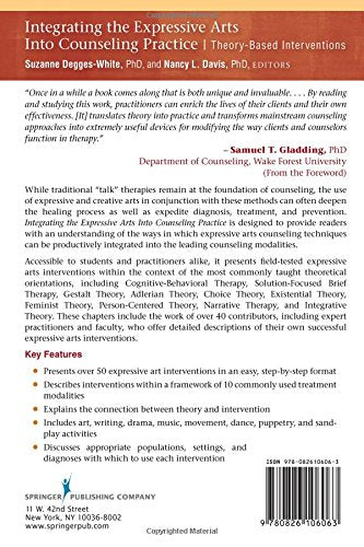 Integrating the Expressive Arts into Counseling Practice: TheoryBased Interventions,Used