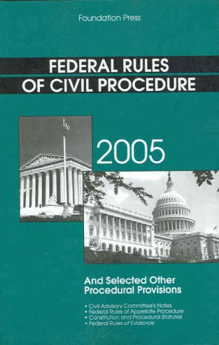 Federal Rules of Civil Procedure, 2005,Used