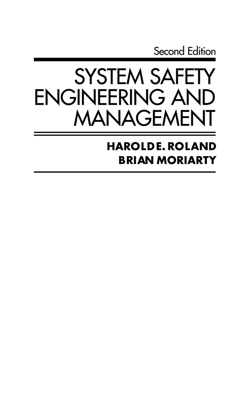System Safety Engineering and Management,Used