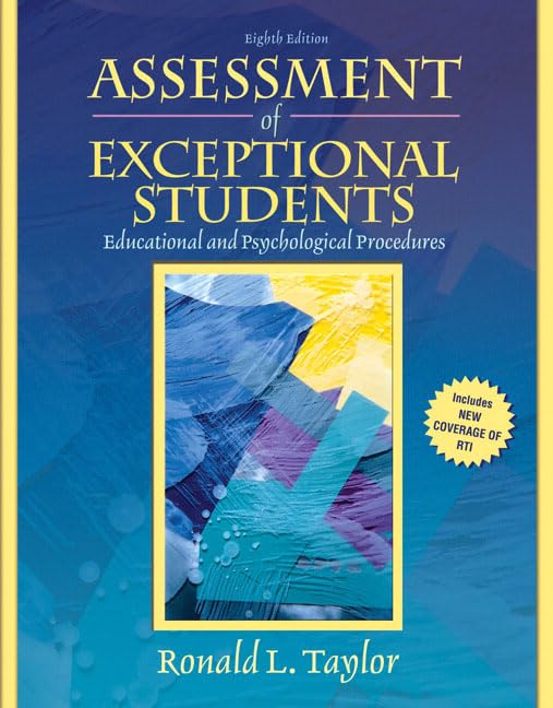 Assessment of Exceptional Students: Educational and Psychological Procedures (8th Edition),Used
