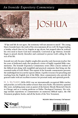 Joshua (Ironside Expository Commentaries (Hardcover)),Used