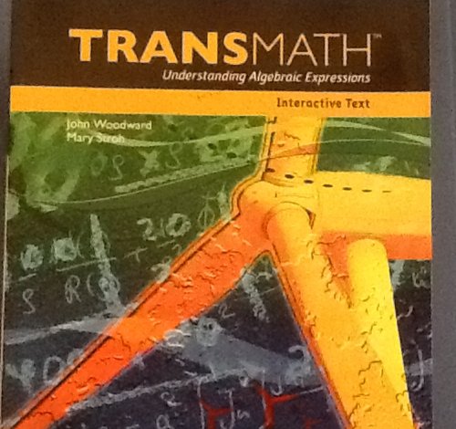 TRANSMATH Understanding Algebraic Expressions Interactive Text,Used
