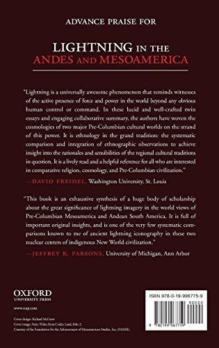 Lightning in the Andes and Mesoamerica: PreColumbian, Colonial, and Contemporary Perspectives,Used