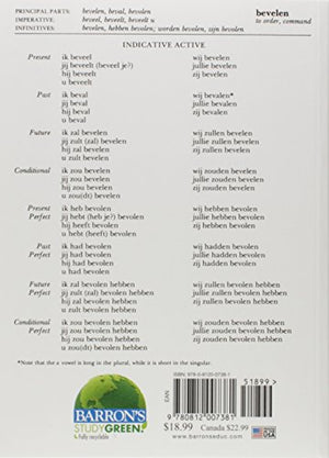 201 Dutch Verbs: Fully Conjugated In All The Tenses (Barron'S Verb),New