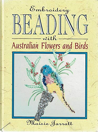 Embroidery Beading With Australian Flowers and Birds,Used