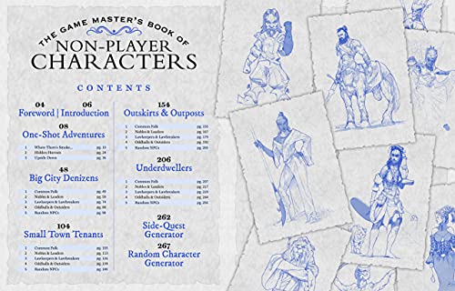 The Game Master's Book of NonPlayer Characters: 500+ unique bartenders, brawlers, mages, merchants, royals, rogues, sages, sail,Used