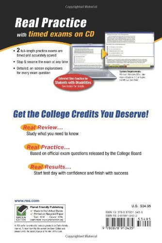 CLEP Analyzing & Interpreting Literature with CDROM (REA): The Best Test Prep for the CLEP Analyzing and Interpreting Literatur,Used