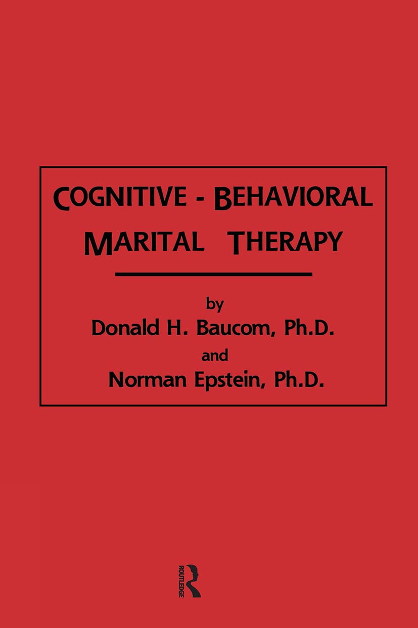 CognitiveBehavioral Marital Therapy (Brunner/Mazel Cognitive Therapy Series),Used