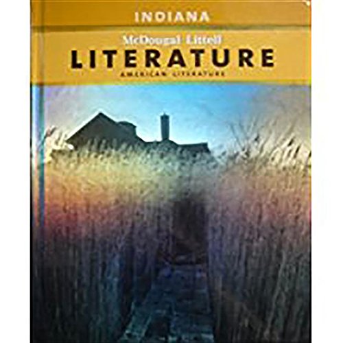 McDougal Littell Literature Indiana: Student Edition American Literature 2008,Used