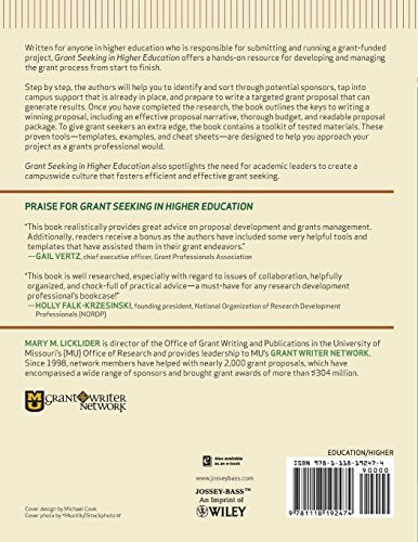 Grant Seeking in Higher Education: Strategies and Tools for College Faculty,Used