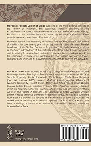 All Is in the Hands of Heaven: The Teachings of Rabbi Mordecai Joseph Leiner of Izbica (Revised Edition),Used