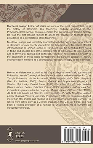 All Is in the Hands of Heaven: The Teachings of Rabbi Mordecai Joseph Leiner of Izbica (Revised Edition),Used