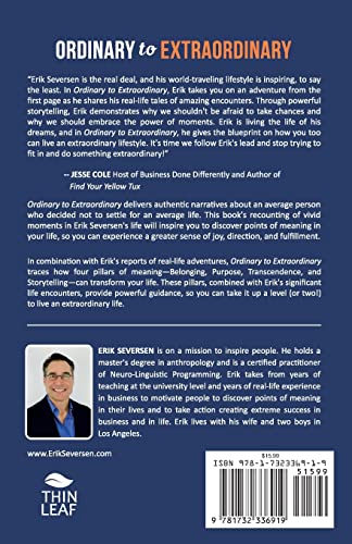 Ordinary to Extraordinary: Stories of Exotic Places and Remarkable People & How Belonging and Purpose Can Transform Your Life,Used