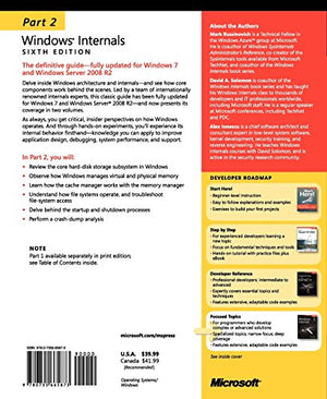 Windows Internals, Part 2 (Developer Reference)-new