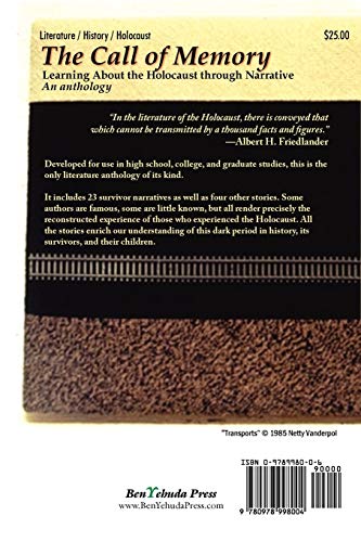 Call of Memory: Learning about the Holocaust Through Narrative,Used