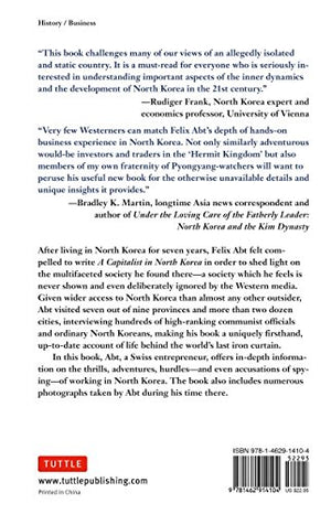 A Capitalist In North Korea: My Seven Years In The Hermit Kingdom,New