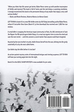 Left To Run (An Adele Sharp Mysterybook Two)