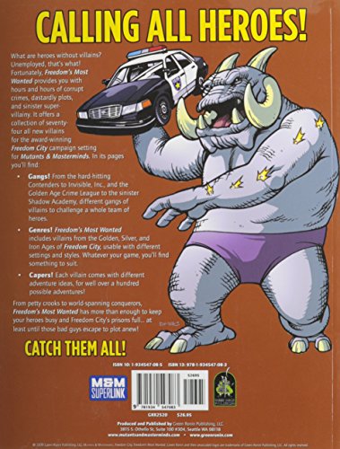Mutants Masterminds Freedoms Most Wanted,Used
