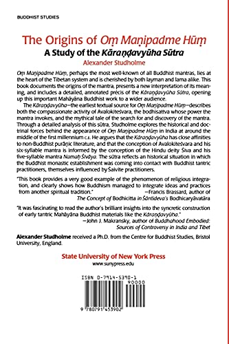 The Origins of Om Manipadme Hum: A Study of the Karandavyuha Sutra,Used