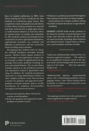 Game Theory Evolving: A Problemcentered Introduction To Modeling Strategic Interaction  Second Edition,Used
