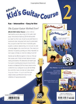 Alfred's Kid's Guitar Course 2: The Easiest Guitar Method Ever!, Book & Enhanced CD,New