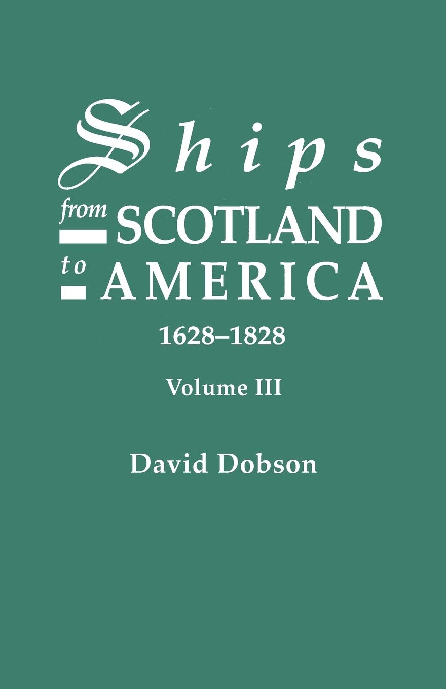 Ships From Scotland To America, 16281828 (3),Used