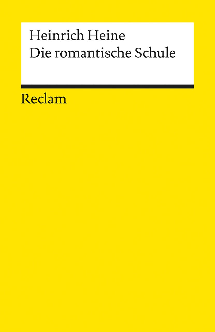 Die romantische Schule: Krit. Ausg (UniversalBibliothek ; Nr. 9831) (German Edition),Used