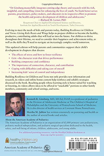 Building Resilience in Children and Teens: Giving Kids Roots and Wings,New