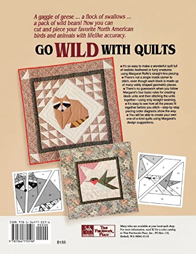 Go Wild With Quilts: North American Birds and Animals,Used