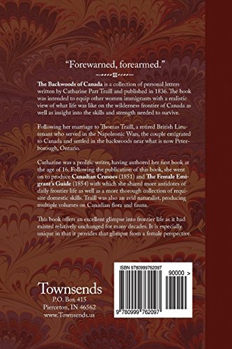 The Backwoods of Canada: Letters from the Wife of an Emigrant Officer,Used