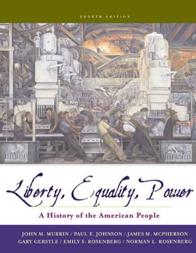 Liberty, Equality, and Power: A History of the American People (with CDROM, American Journey Online, and InfoTrac) (Available T,New