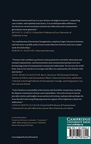 Between Interests and Law: The Politics of Transnational Commercial Disputes,Used
