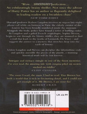 Dan Brown The Da Vinci Code (Paperback) /Anglais,New