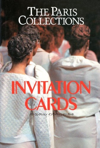 The Paris Collections Invitation Cards,Used