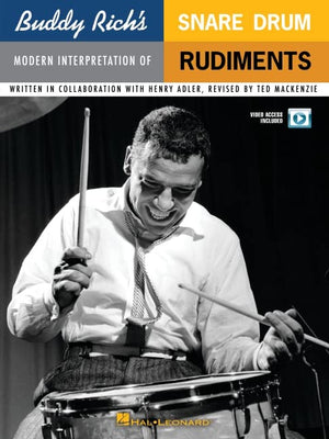 Buddy Rich'S Modern Interpretation Of Snare Drum Rudiments: Book/Online Video Pack,New