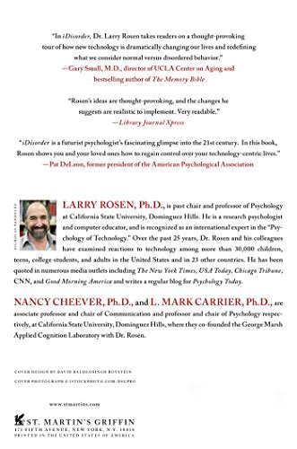 iDisorder: Understanding Our Obsession with Technology and Overcoming Its Hold on Us,Used
