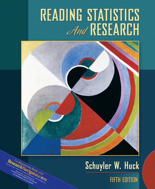 Reading Statistics and Research,Used