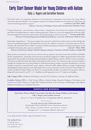 Early Start Denver Model for Young Children with Autism: Promoting Language, Learning, and Engagement,New