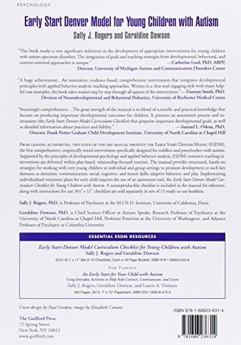 Early Start Denver Model for Young Children with Autism: Promoting Language, Learning, and Engagement,New