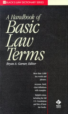 A Dictionary of Basic Law Terms (Blacks Law Dictionary Series),Used