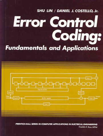 Error Control Coding (PRENTICEHALL COMPUTER APPLICATIONS IN ELECTRICAL ENGINEERING SERIES),Used