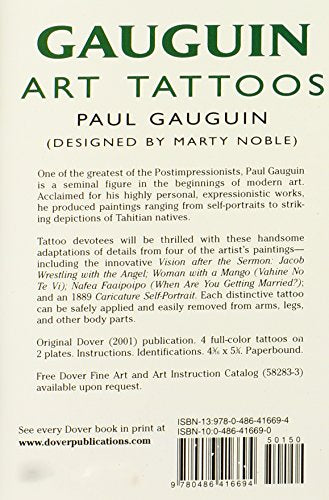 Gauguin Fine Art Tattoos (Dover Tattoos),Used
