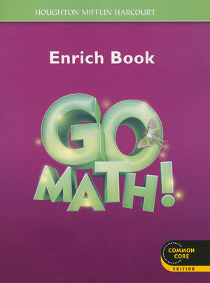 Student Enrichment Workbook Grade 3 (Go Math!),Used