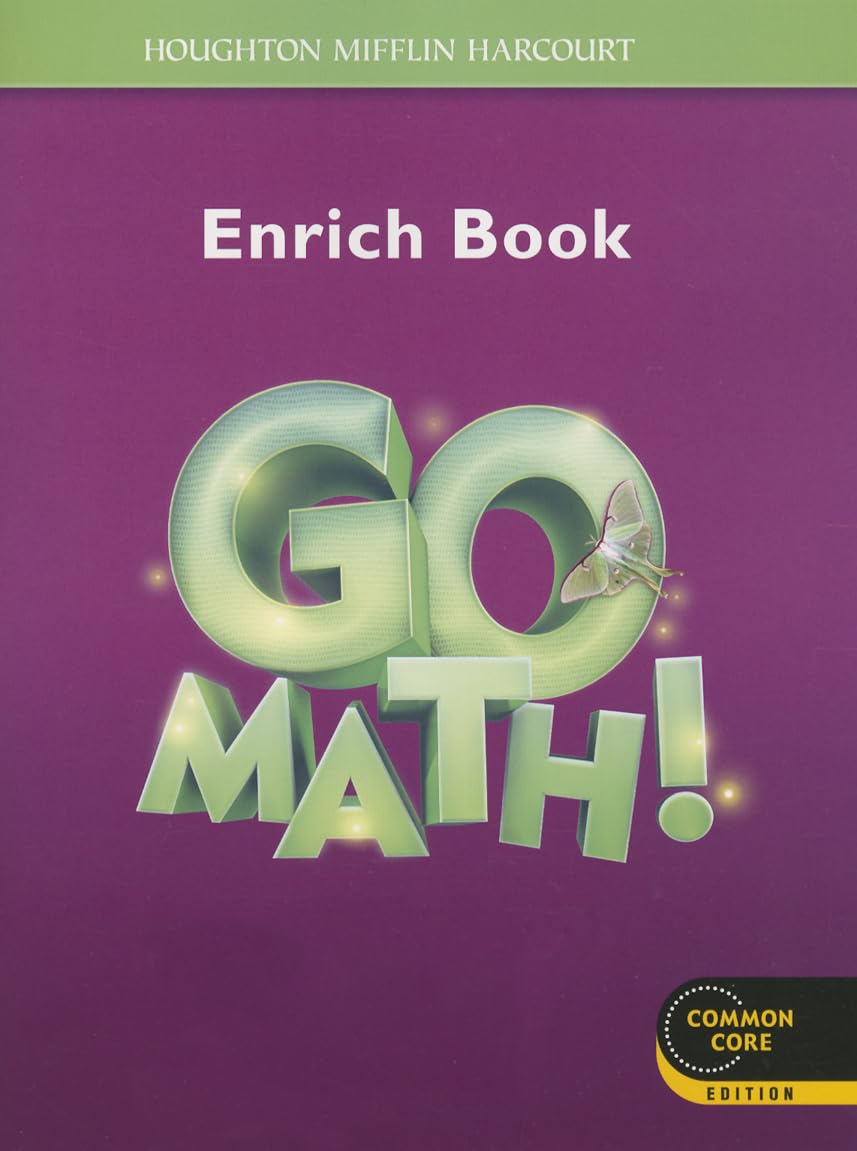 Student Enrichment Workbook Grade 3 (Go Math!),Used