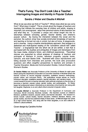 That's Funny You Don't Look Like A Teacher!: Interrogating Images, Identity, And Popular Culture (World of Childhood & Adolescen,Used