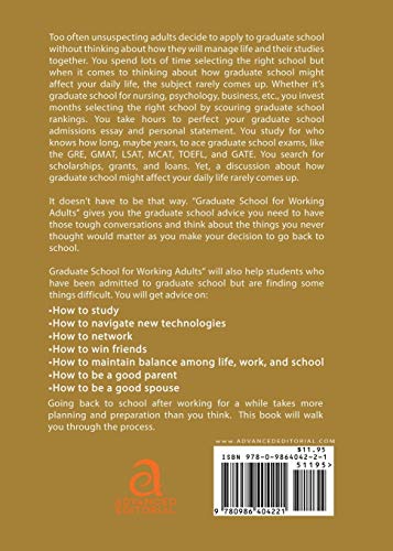 Graduate School for Working Adults: Things You Should Know Before You Commit,Used