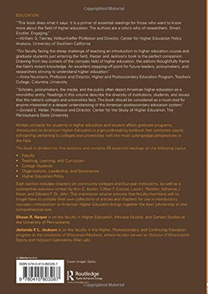 Introduction to American Higher Education,New