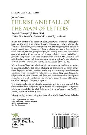 The Rise and Fall of the Man of Letters: English Literary Life Since 1800,Used