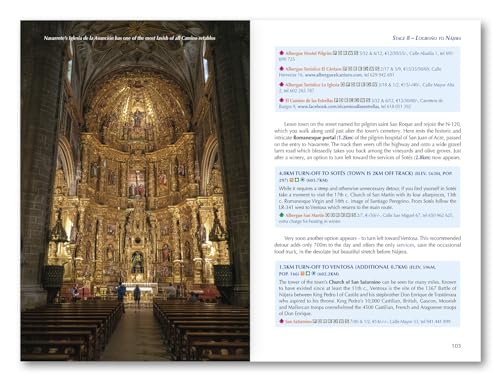 Camino de Santiago  Camino Francs: Guide With Map Book (Cicerone Guides),Used