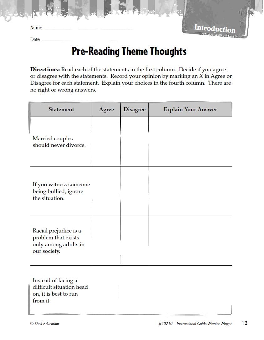 Maniac Magee: An Instructional Guide for Literature  Novel Study Guide for 4th8th Grade Literature with Close Reading and Writ,Used